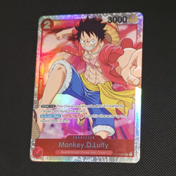 • Monkey.D.Luffy • OP01-024 SR Romance Dawn Holo Foil One Piece TCG NM - Image 1