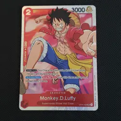 • Monkey.D.Luffy • OP01-024 SR Romance Dawn Holo Foil One Piece TCG NM - Image 2