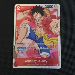 • Monkey.D.Luffy • OP01-024 SR Romance Dawn Holo Foil One Piece TCG NM - Image 5