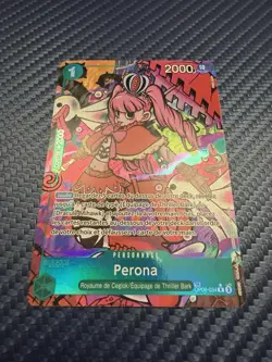 One Piece TCG OPTCG PERONA OP09-034 Treasure Rare TR French FR - Image 2