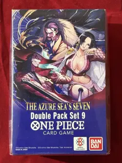 2025 One Piece TCG The Azure Sea's Seven Double Pack Box Set 9, Factory Sealed - Image 1