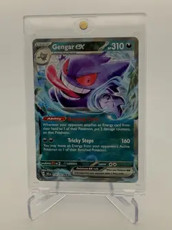 2024 Pokemon Temporal Forces Gengar ex 104/162 Holo - Image 1