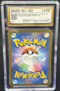 CGC PRISTINE 10 Charizard ex Pokemon 151 Japanese 006/165 Pokemon Card - Image 2