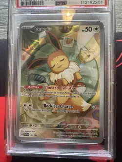 2025 POKEMON SVP EN SV BLACK STAR PROMO 173 EEVEE PRISMATIC EVOLUTION ETB PSA 10 - Image 5