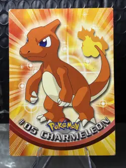 🔥 Charmeleon #5 Blue Logo LP | 1999 Pokemon Topps Series 1 - Image 1