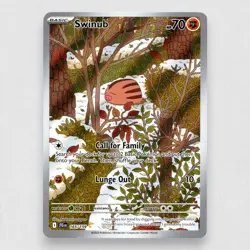 Swinub 165/159 SV09: Journey Together Holo Illustration Rare Pokemon TCG NM - Image 1