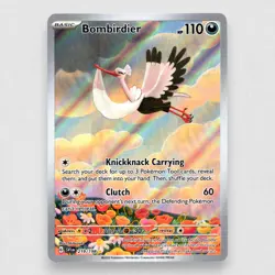 Bombirdier 219/198 SV01 Scarlet & Violet Base Set Holo Illustration Rare Pokemon - Image 1