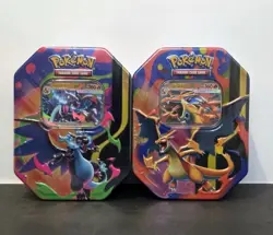Pokemon - Mega Charizard ex Tins X + Y ascended heroes both tins New & Sealed - Image 1