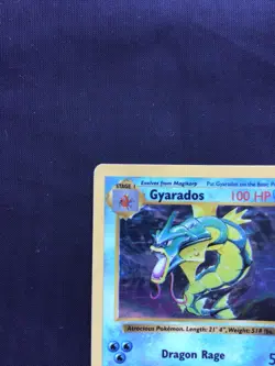 Pokemon Cards: Base Set Shadowless Rare Holo: Gyarados 6/102 - Image 3