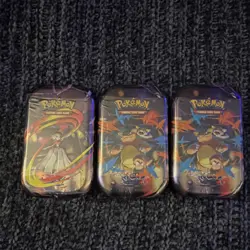 Pokemon Mega Evolution TCG Mini Tin - 3 mini tins - Image 1