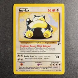 Snorlax - 30/130 - Base Set 2 - Pokemon - Rare - Played - Image 1
