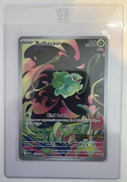 Pokemon TCG Bulbasaur 133/132 Illustration Rare Mega Evolutions Stamped Promo - Image 3