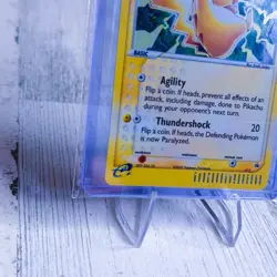 2003 Pokemon TCG Pikachu 12 Holo Rare Promo E Reader NM - Image 4