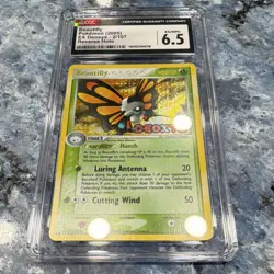 Pokemon Beautifly EX Deoxys 2/107 Rare Stage 2 100 HP 2005 CGC 6.5 Reverse Holo - Image 2