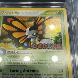 Pokemon Beautifly EX Deoxys 2/107 Rare Stage 2 100 HP 2005 CGC 6.5 Reverse Holo - Image 4