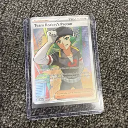 Pokemon Team Rocket's Proton Trainer 227/182 Full Art NM - 2025 Destined Rivals - Image 1