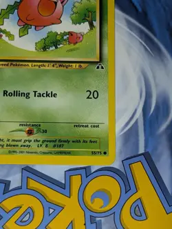 Hoppip 55/75 & Spinarak 64/75 Neon Discovery Unlimited Pokemon Tcg LP - Image 4