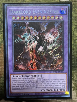 Darklord Eveningstar BPRO-EN036 Burst Protocol Secret Rare NM - Image 1