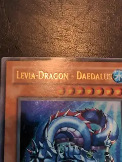 Yu-Gi-Oh! ULTRA RARE CARD LEVIA-DRAGON - DAEDALUS IOC-083 1996 VINTAGE PRINT LP - Image 4