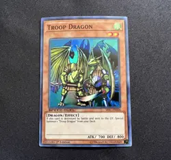 Yu-Gi-Oh! Troop Dragon SBSC-EN006 Super Rare 1st Edition Near Mint/Mint x1 - Image 1