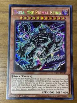 Yu-Gi-Oh - Theia, The Primal Being - MP24-EN148 - Prismatic Secret Rare - Image 1