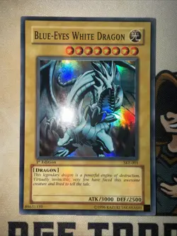 Blue-Eyes White Dragon - SKE-001 - Super Rare - 1st Edition - Yugioh NM - Image 3