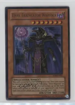 Dark Eradicator Warlock YuGiOh Spellcaster's Judgment #SD6-EN001 2006 - Image 1