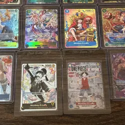 One Piece TCG Ft Monkey D Luffy Basketball And Nami Mixed Lot of 28 Cards - Image 1