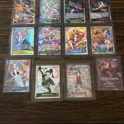 One Piece TCG Ft Monkey D Luffy Basketball And Nami Mixed Lot of 28 Cards - Image 5