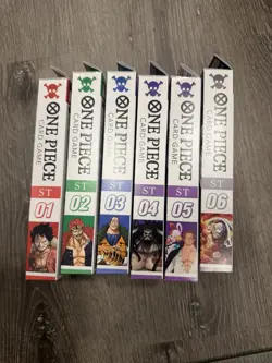 One Piece: ENGLISH ST-01 ST-02 ST-03 ST-04 ST-05 ST-06 Starter Deck Lot New - Image 2