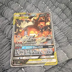 Pokemon Reshiram & Charizard GX TAG TEAM Promo Holo SM201 SM English Card - Image 3