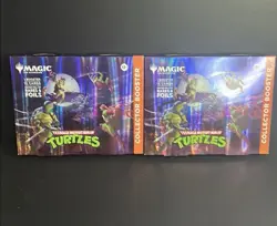 2 MTG Teenage Mutant Ninja Turtles Collector Booster 15 Cards NEW SEALED - Image 1