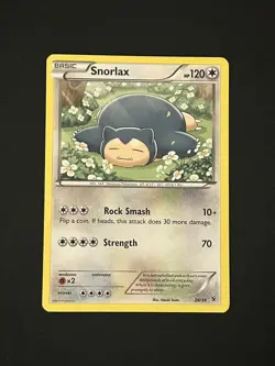 Pokemon TCG Snorlax 26/39 XY Kalos Starter Set Non-Holo Card - Image 1