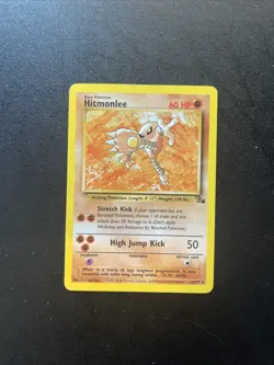 Pokemon Card - Hitmonlee 22/62 Rare Fossil TCG WOTC Vintage - Image 1