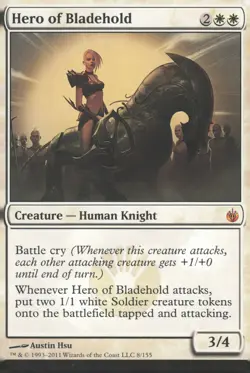 Oversize Cards #8 Hero of Bladehold (Mirrodin Besieged) - Image 1