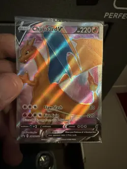 Pokemon Champions Path Charizard V Promo Full Art Card SWSH050 Sealed - Image 1