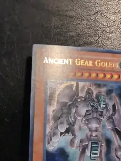 Yu-Gi-Oh! ULTRA RARE HOLO CARD ANCIENT GEAR GOLEM TLM-EN096 NM - Image 4