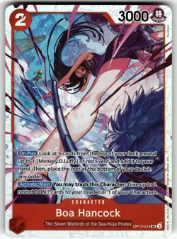 Boa Hancock OP12-014 Legacy of the Master NM Pokemon Card TCG - Image 1