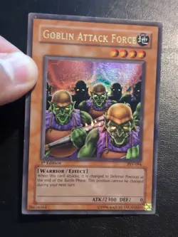 Yu-Gi-Oh! ULTRA RARE CARD GOBLIN ATTACK FORCE PSV-094 1ST LP - Image 3
