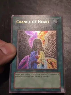 Yu-Gi-Oh! ULTRA RARE CARD CHANGE OF HEART MRD-060 1996 VINTAGE PRINT LP - Image 2