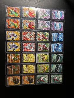 Lot of 76 Pokemon Full Art Foil Cards: Various Sets and Characters - Image 2