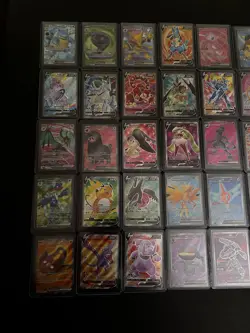 Lot of 76 Pokemon Full Art Foil Cards: Various Sets and Characters - Image 4