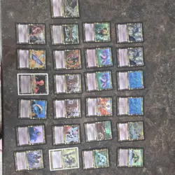 Magic The Gathering 25 multicolor (gold) creature Card Lot - Image 1