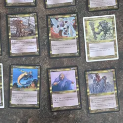 Magic The Gathering 25 multicolor (gold) creature Card Lot - Image 5