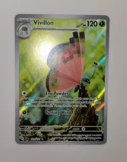 Pokemon Card TCG - Vivillon 193/191 Illustration Rare Surging Sparks Near Mint - Image 1
