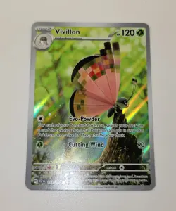 Pokemon Card TCG - Vivillon 193/191 Illustration Rare Surging Sparks Near Mint - Image 2