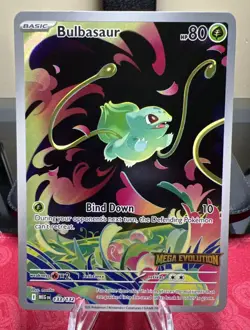Bulbasaur Mega Evolutions Promo Card Illustration Rare - Image 1