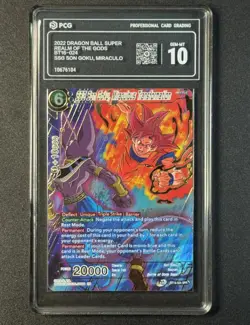 DRAGON BALL SUPER CARD GAME REALM OF THE GODS SPR #BT16-024 SSG GOKU PCG 10 ZR29 - Image 1