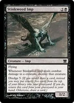 MTG MAGIC THE GATHERING - STINKWEED IMP - MODERN MASTERS NEAR MINT! - Image 1