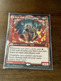 Birgi, God of Storytelling (Showcase) Kaldheim Regular - Image 1